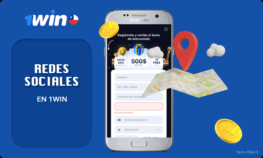 Consejos para registrarse en Redes sociales en 1win